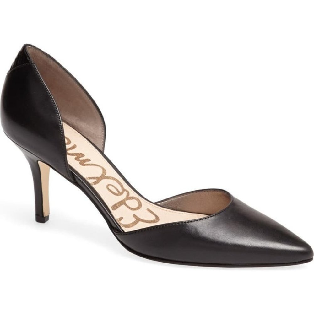 Black Sam Edelman d'Orsay Opal Pumps